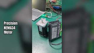 60CM40 4A Nema23 60mm 4.0Nm Stepper motor kit with DM542 driver test